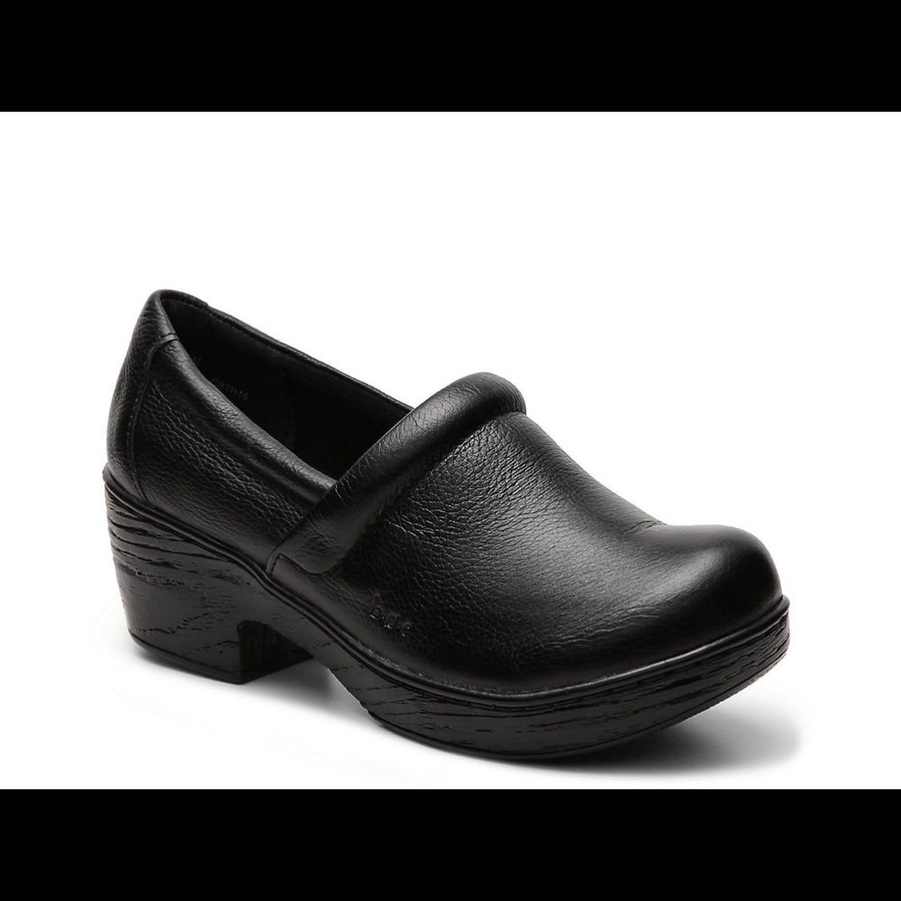BOC Metallic black Mules